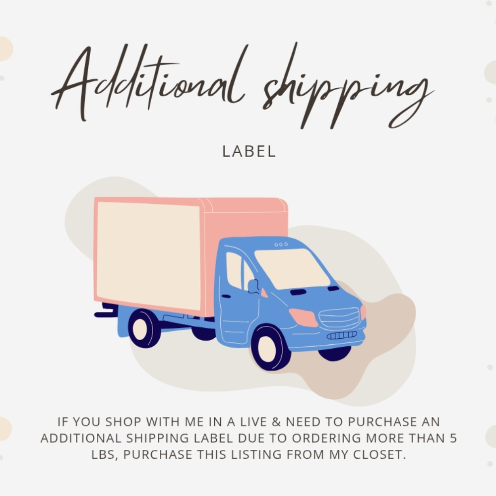 Additional Shipping Label